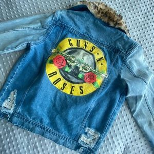 Guns & Roses Jean Jacket